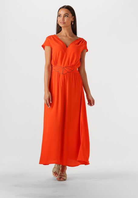 Orangene LOUIZON Maxikleid FAYENCE - large