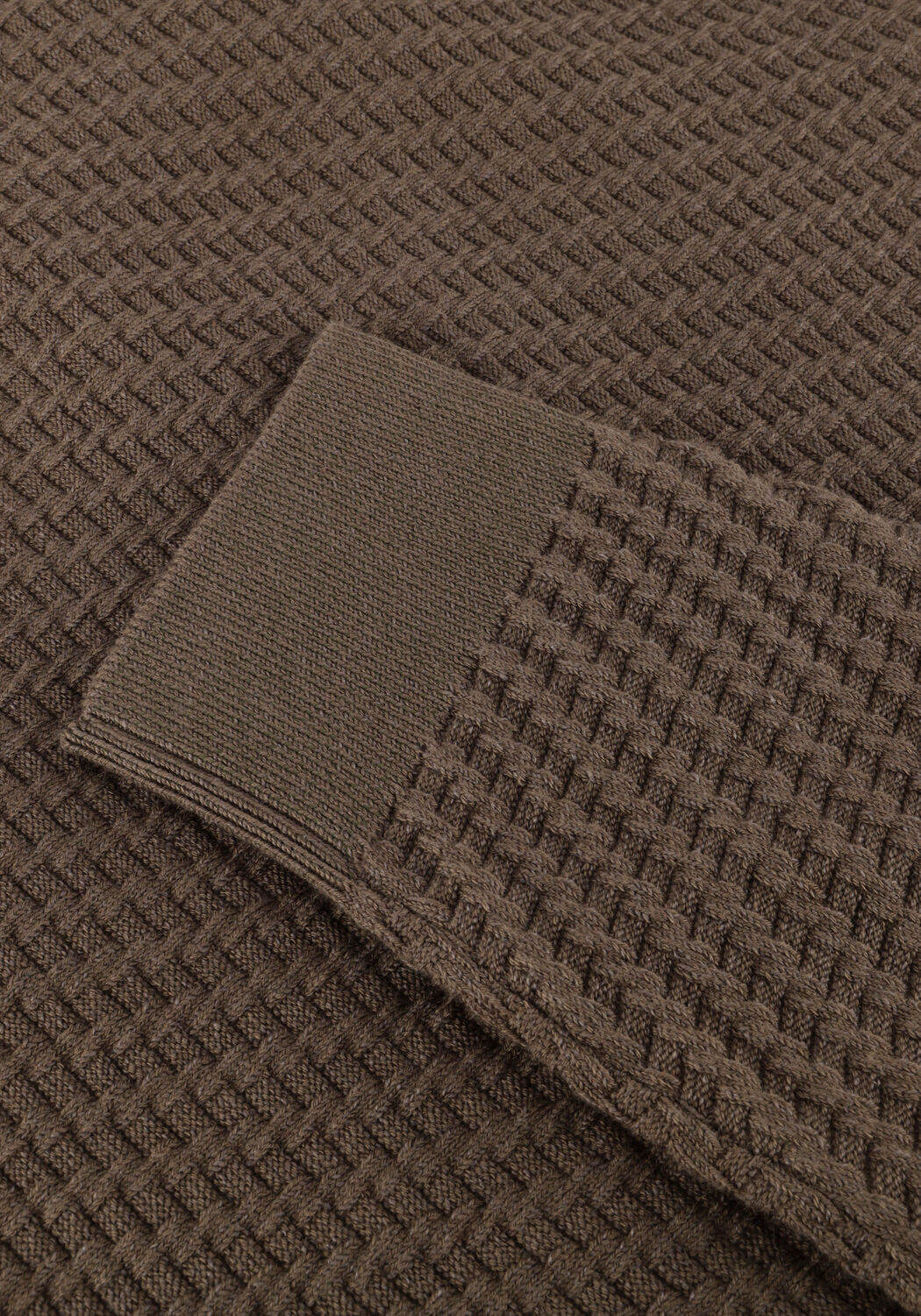 Braune CAST IRON Pullover REGULAR FIT COTTON STRETCH STRUCTURE - large