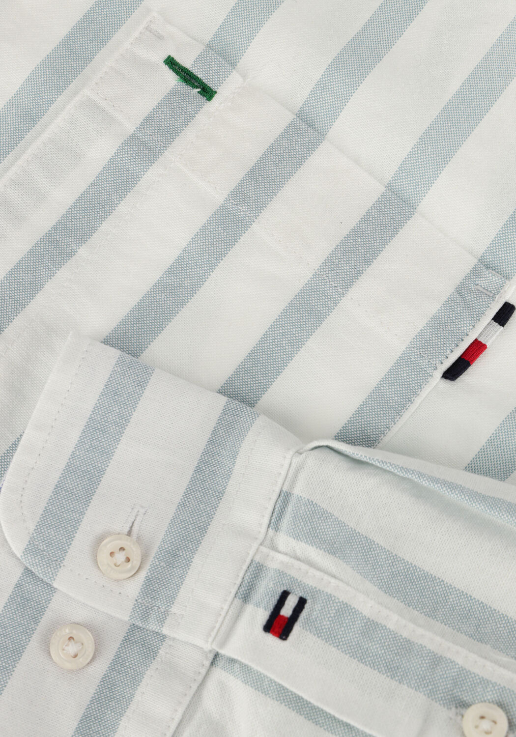 Blaue TOMMY HILFIGER Casual-Oberhemd BOLD OXFORD STRIPE RF SHIRT - large