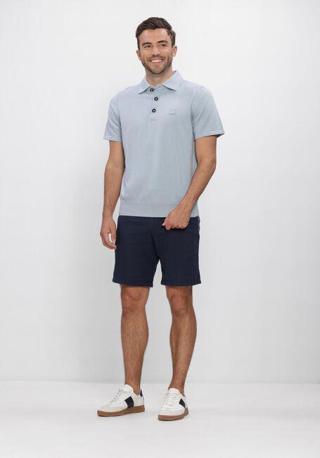 Blaue BUTCHER OF BLUE Polo-Shirt CLIFDEN CO POLO SS - large