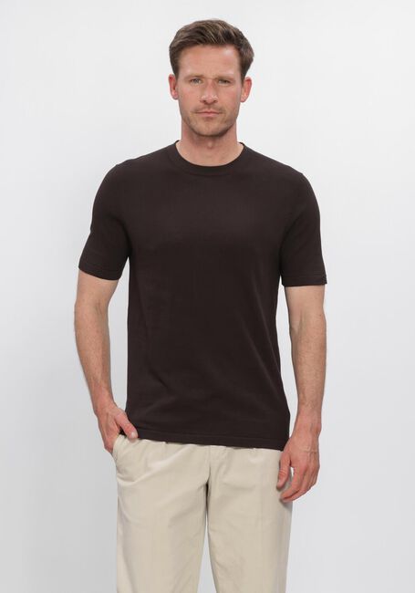 Braune PROFUOMO Polo-Shirt AERO EASE - large