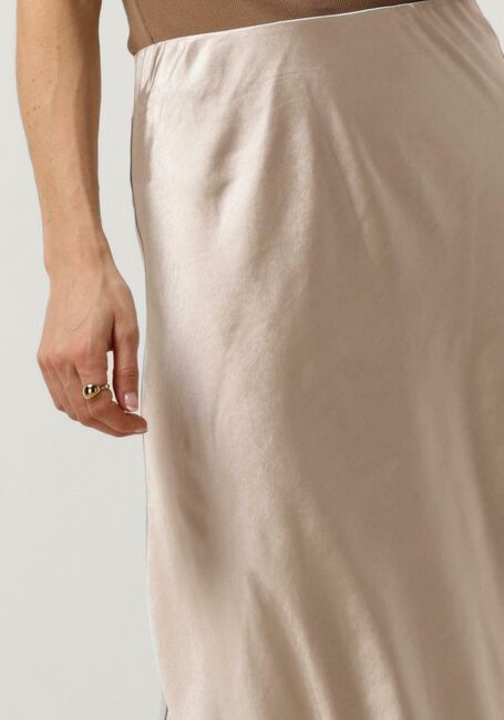 Ecru NOTRE-V Midirock SATIN SKIRT - large