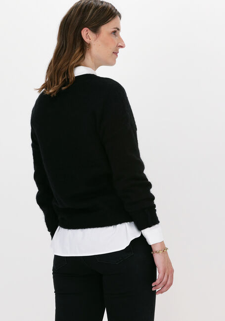 Schwarze MSCH COPENHAGEN Pullover FEMME MOHAIR O PULLOVER 1 - large