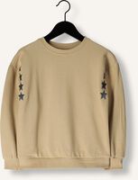 Beige DAILY7 Sweatshirt SWEATER EMBROIDERY SLEEVE Beige DAILY7 Sweatshirt SWEATER EMBROIDERY SLEEVE - medium