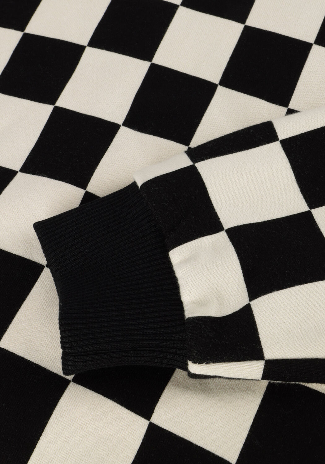 Schwarze Salty Stitch Sweatshirt CHECKER SWEATER - large