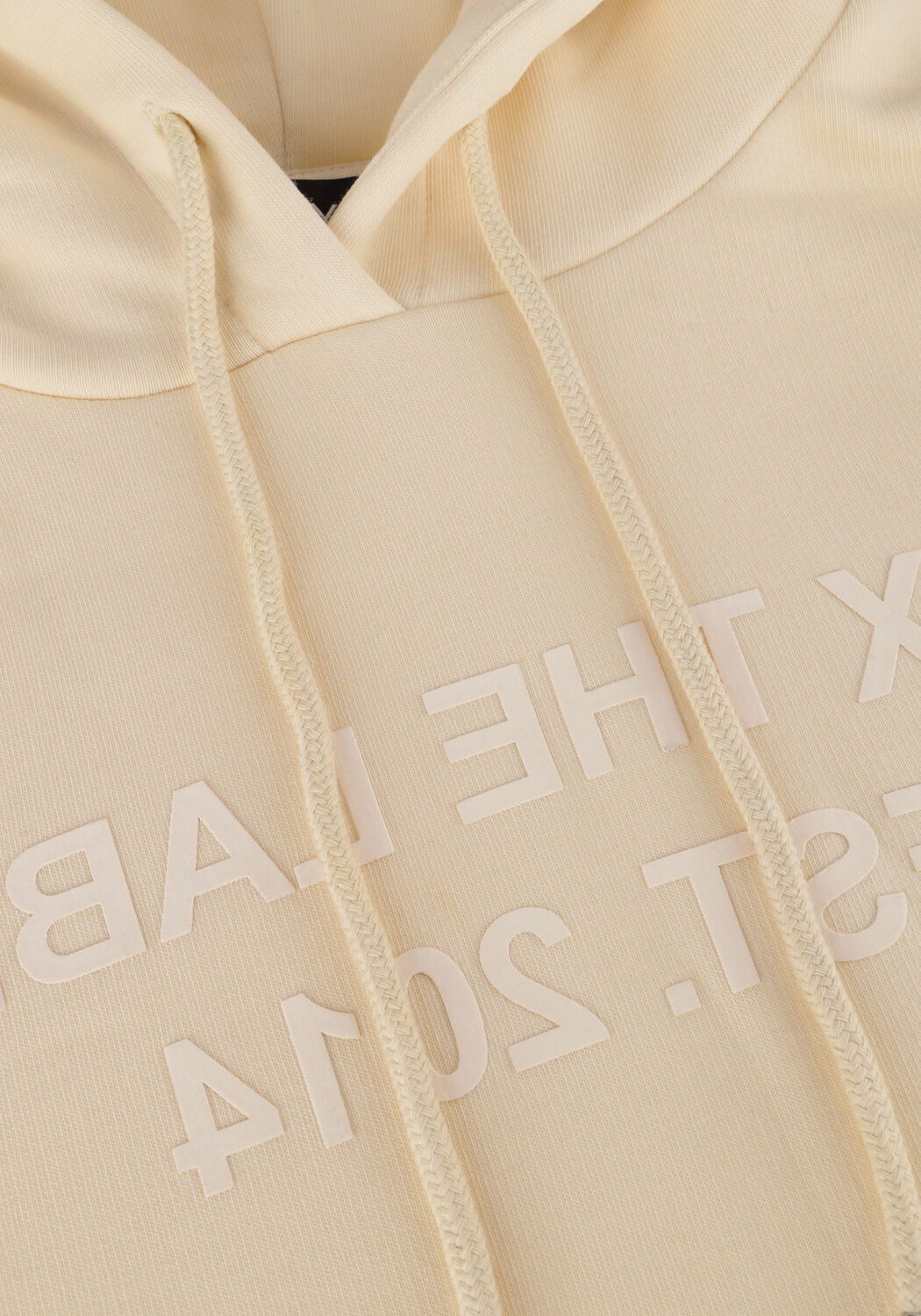 Ecru ALIX THE LABEL Pullover LADIES KNITTED ALIX HOODIE - large