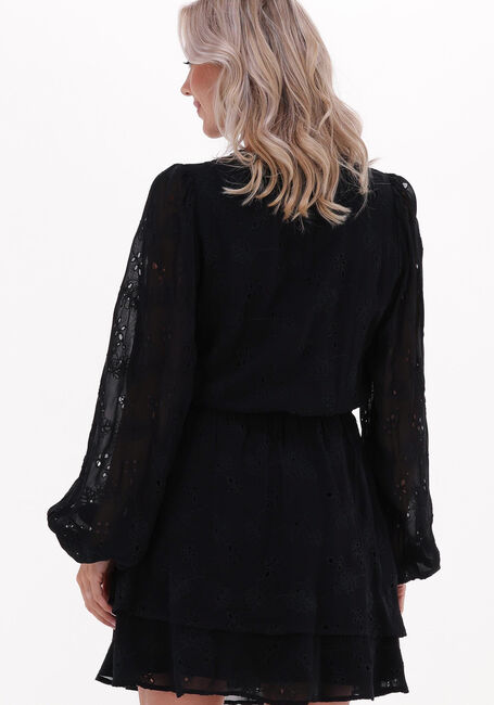 Schwarze ALIX THE LABEL Minikleid LADIES WOVEN BRODERIE CHIFFON DRESS - large