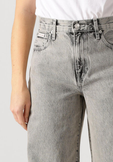 Graue CALVIN KLEIN Wide jeans THE WIDE LEG - large