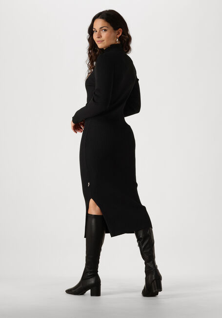 Schwarze JANSEN AMSTERDAM Minikleid FN547 JURK BRENNA - large