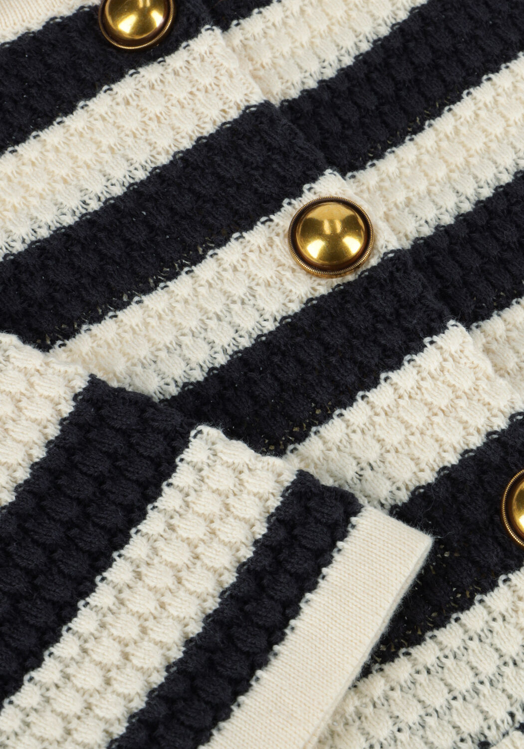 Wei&szlig;e NONO Strickjacke AIKO STRIPED CARDIGAN - large