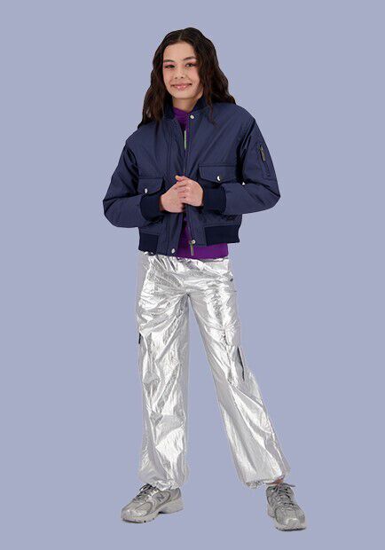 Silberne RAIZZED Cargohosen NAIRA - large