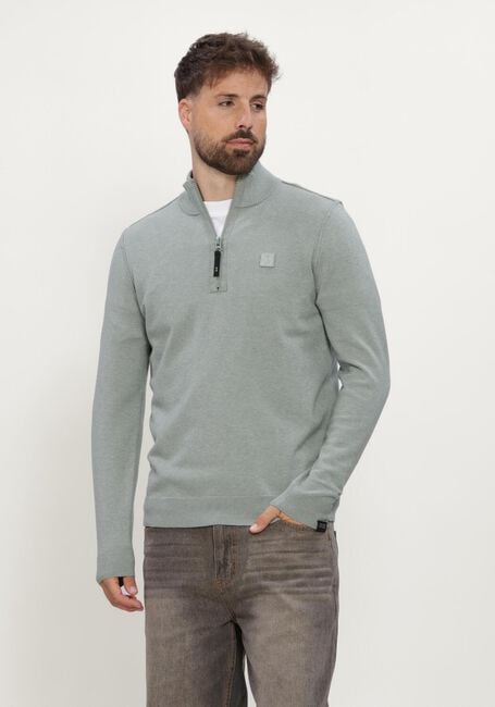 Gr&uuml;ne BUTCHER OF BLUE Pullover CLIFDEN HALFZIP - large