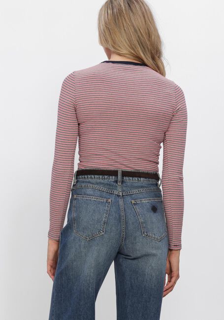 Rote TOMMY JEANS Top TJW SLIM ESSENTIAL RIB LS - large