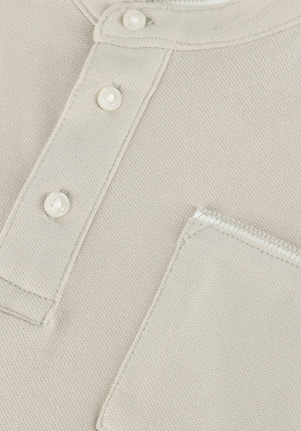 Nicht-gerade weiss MAYORAL Polo-Shirt MAO NECK - large