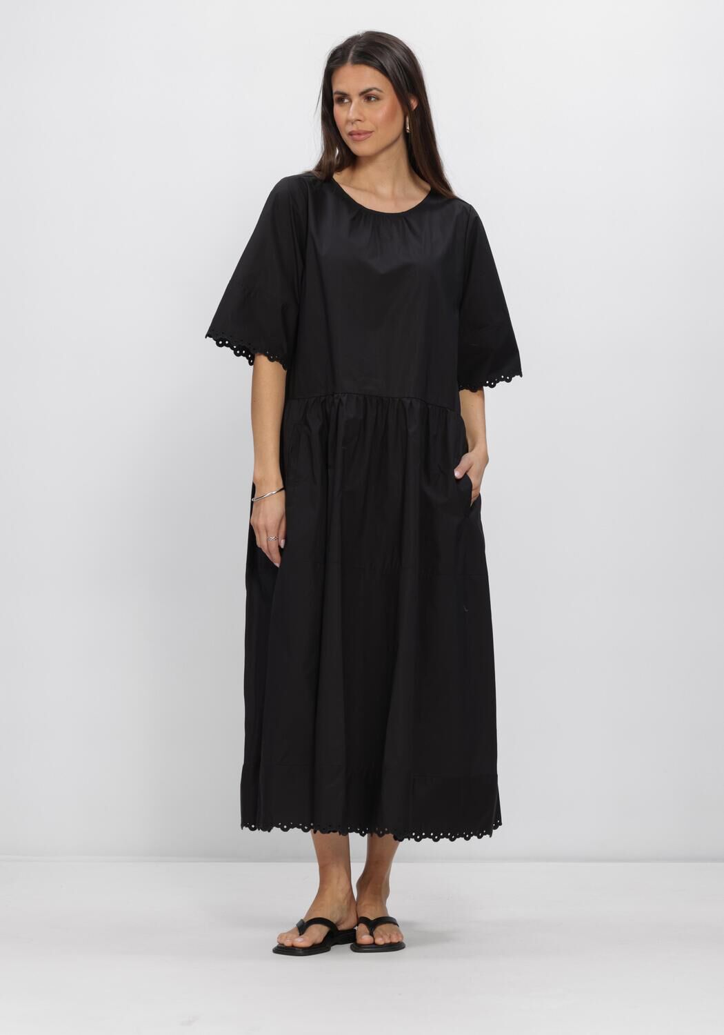 Schwarze INWEAR Midikleid LIAIW DRESS - large