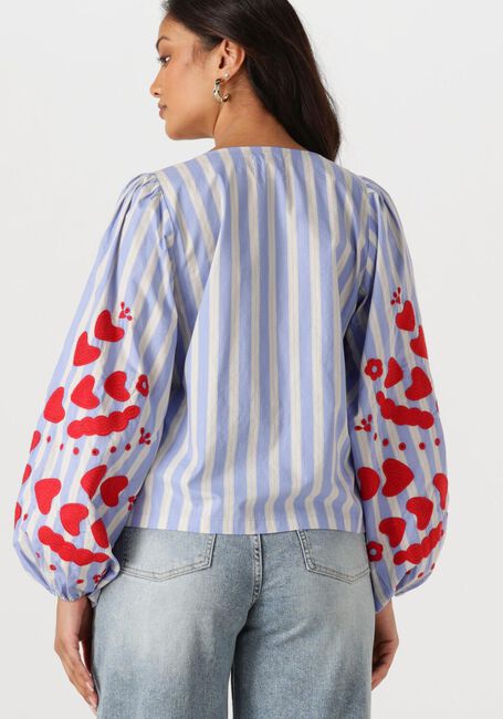 Blaue SISSEL EDELBO Blusen ELISABETH TOP - large