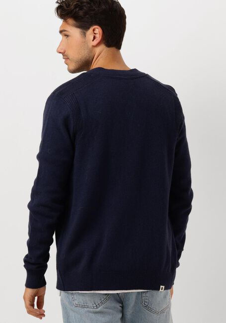 Dunkelblau ANERKJENDT Strickjacke AKSVEND LAMBSWOOL CARDIGAN - large