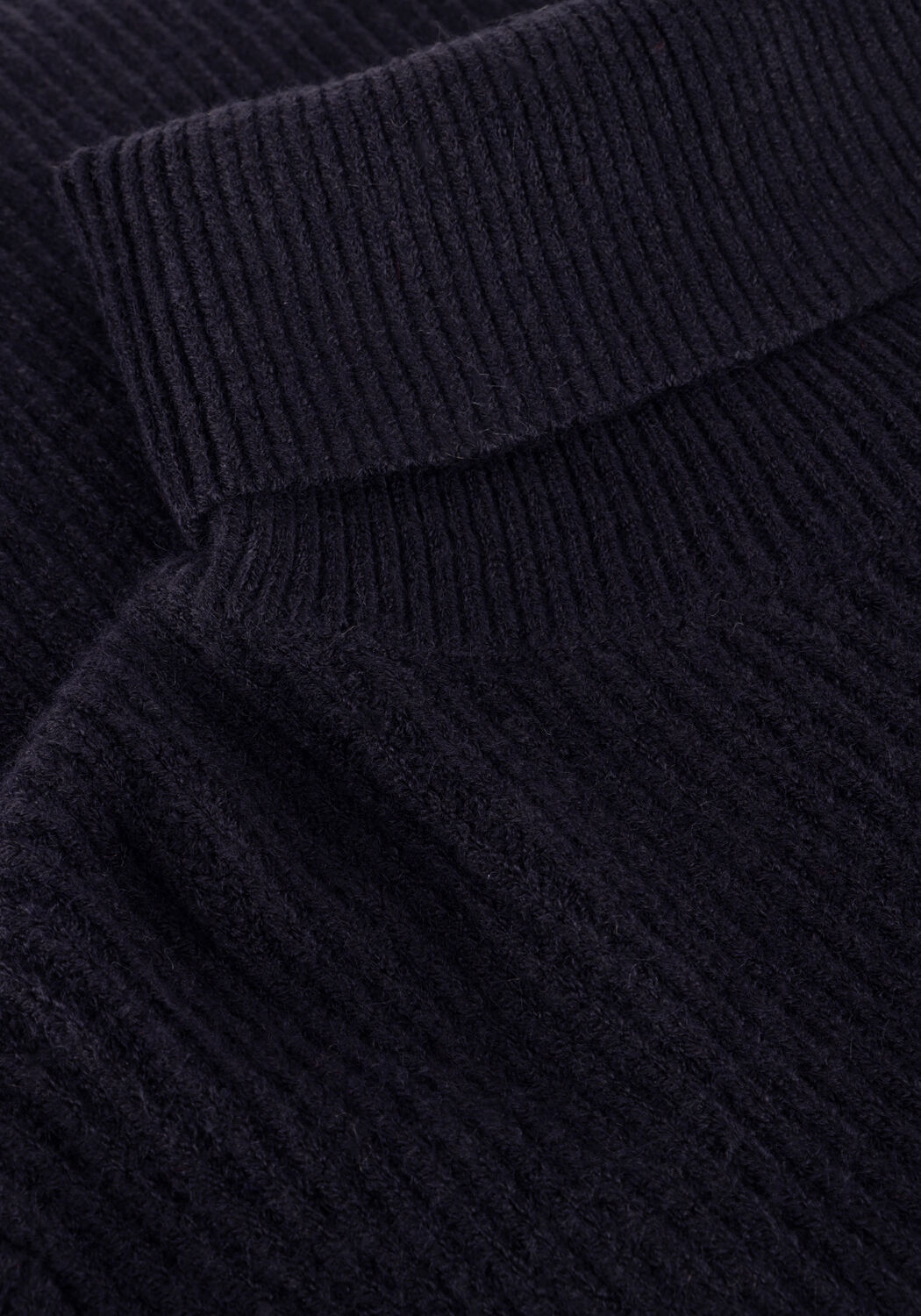 Blaue CO'COUTURE Rollkragenpullover ROW RIB ROLLNECK - large