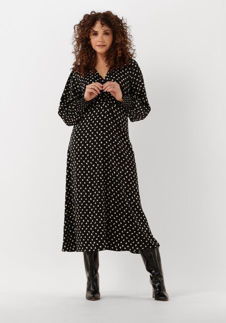 Schwarze NEO NOIR Maxikleid HAYDEN FADING INK DRESS - large