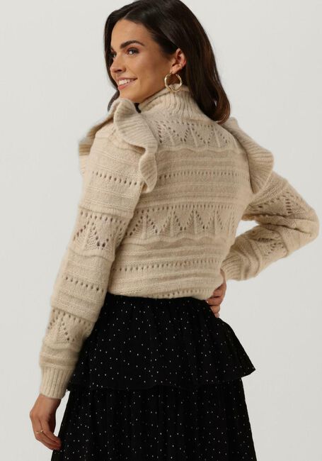 Beige Y.A.S. Rollkragenpullover YASCORALINE LS KNIT PULLOVER - large