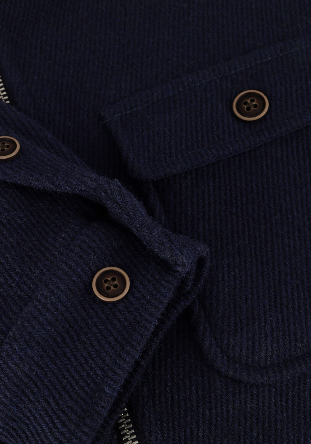 Blaue ANERKJENDT Overshirt AKHANKY HEAVY TWILL OVERSHIRT - large