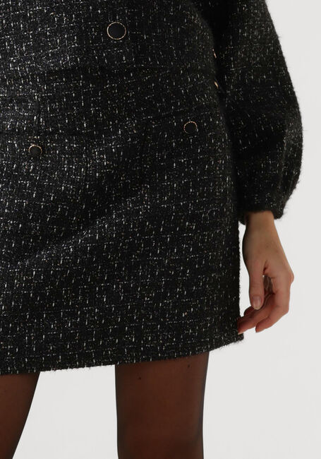 Schwarze NUKUS Minirock ALISA SKIRT LUREX - large