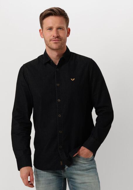Schwarze PME LEGEND Hemden LONG SLEEVE SHIRT FINE CORD - large