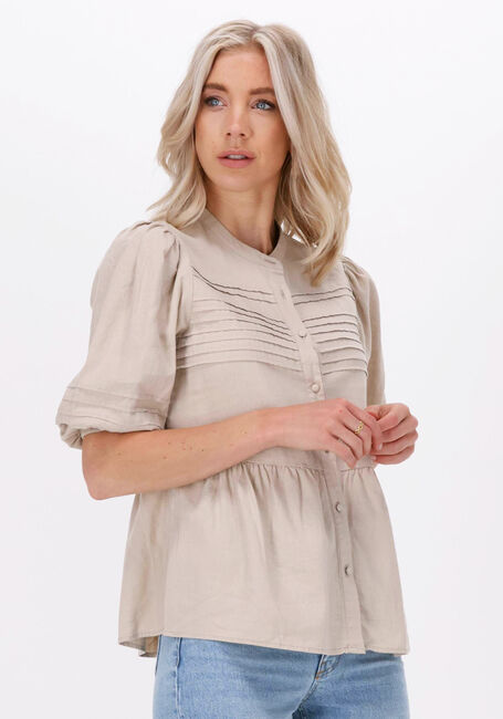Beige LEVETE ROOM Blusen NAJA 10 SHIRT - large