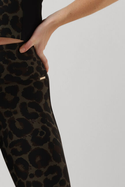 Grüne DEBLON SPORTS Schlaghose CELINE FLARED LEGGINGS - large