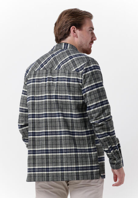 Graue DSTREZZED Overshirt ZIPPED OVERSHIRT FANCY TARTAN - large