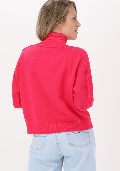 Rosane TOMMY HILFIGER Pullover ZIP-UP HIGH-NK SWEATER - large