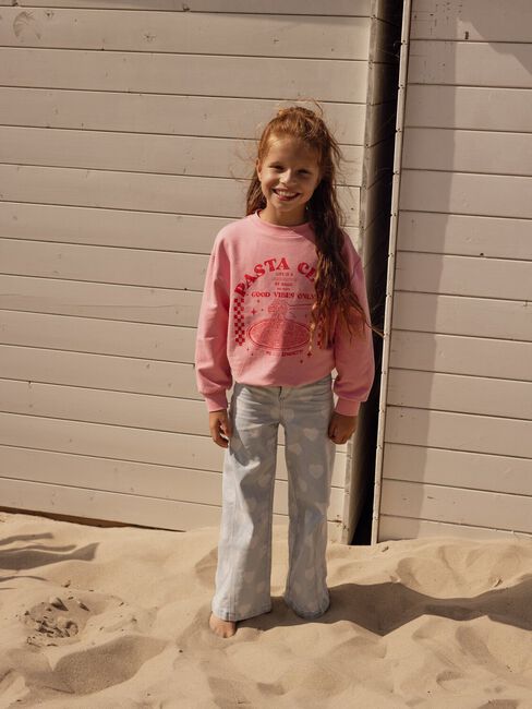 Hellblau LOOXS Little Wide jeans 2611-7626 - large