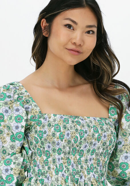 Grüne ENVII Minikleid ENLORI LS DRESS AOP 6731 - large