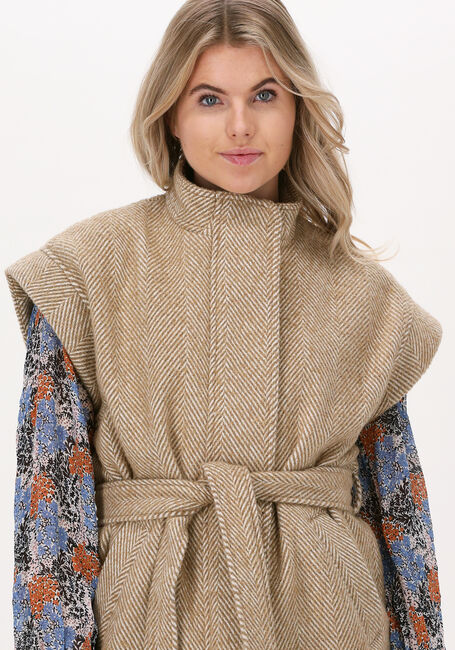 Braune SECOND FEMALE Gilet CAKILE WAISTCOAT - large