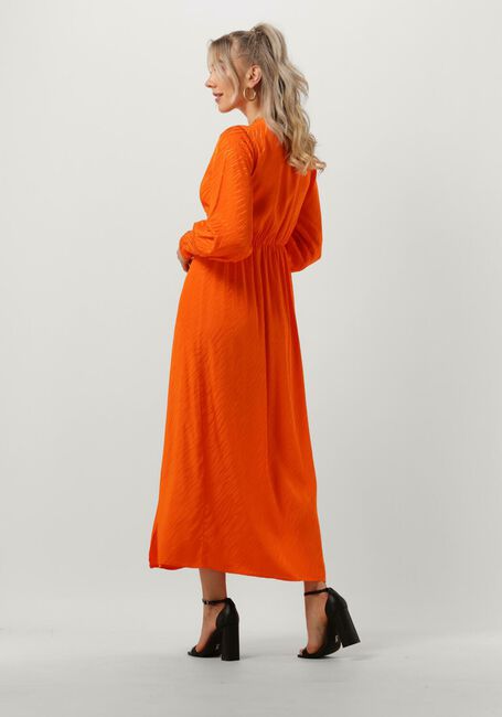 Orangene SELECTED FEMME Maxikleid SLFABIENNE SATIN ANKLE WRAP DRESS - large