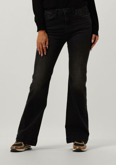 Schwarze SUMMUM Flared jeans JULIET SKINNY FLARED JEANS JULIA BLACK BLACK - large