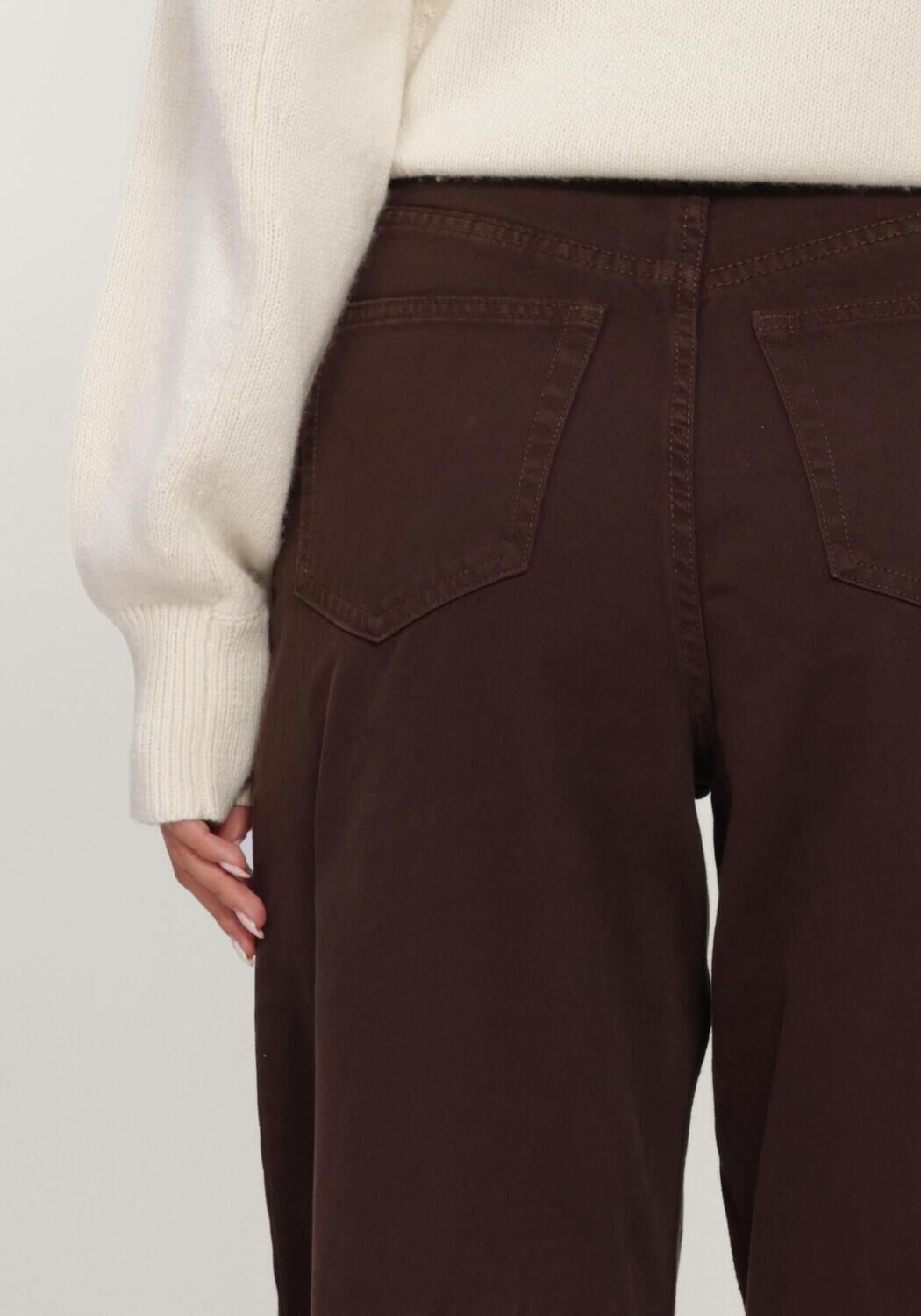 Braune EDITED Wide jeans LEIGHTON JEANS - large