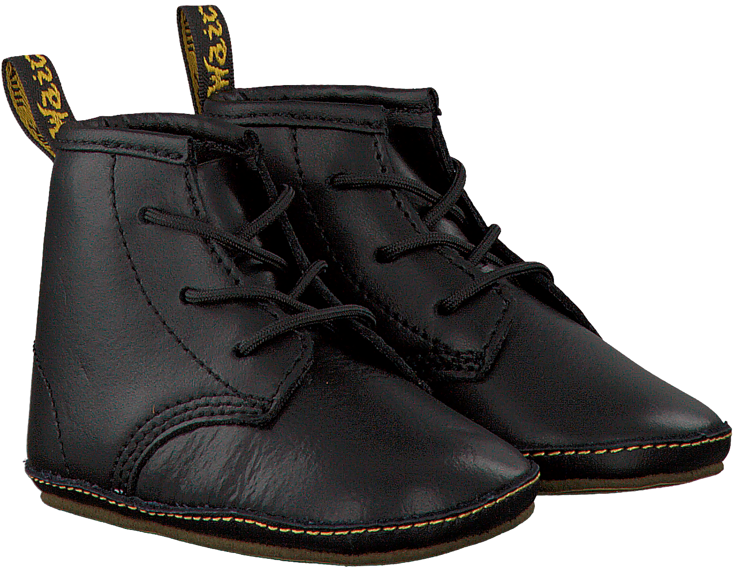 Schwarze DR MARTENS Babyschuhe AUBURN