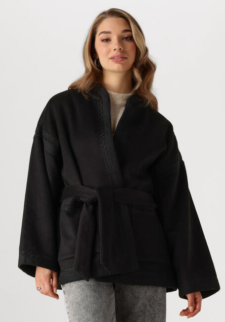 Schwarze ANTIK BATIK Kimono WILLIAM KIMONO - large