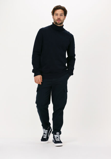 Dunkelblau KULTIVATE Rollkragenpullover KN STEVE - large
