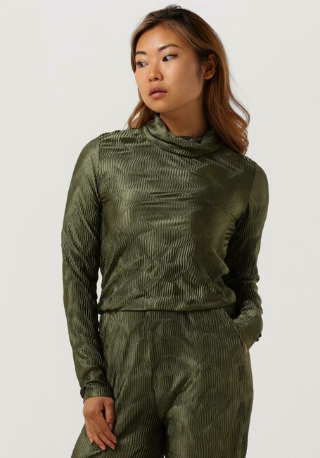 Grüne ANOTHER LABEL Langarmshirts CHARLOT TOP L/S - large