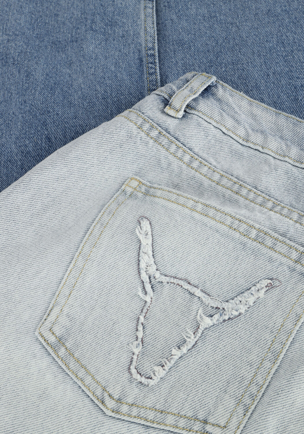 Blaue ALIX THE LABEL Wide jeans LADIES WOVEN DIP DYE PANTS - large