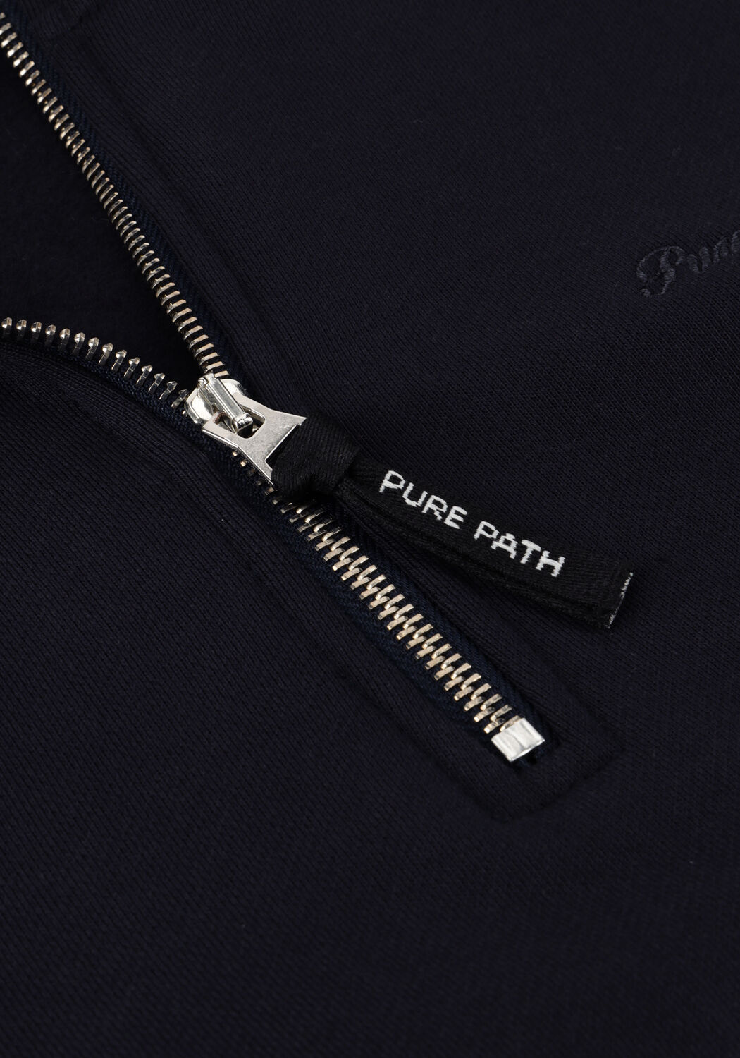 Dunkelblau PURE PATH Sweatshirt LOOSE FIT HALF ZIP LS SWEATERS - large