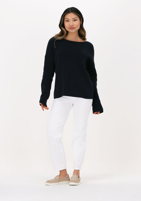 Dunkelblau TOMMY HILFIGER Pullover HAYANA DETAIL BOAT-NK SWEATERO - large