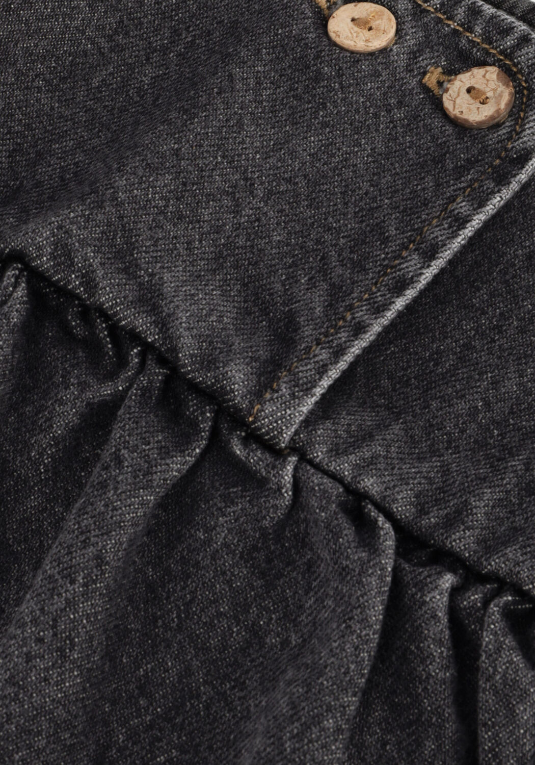 Graue PLAY UP Minikleid DENIM DRESS - large