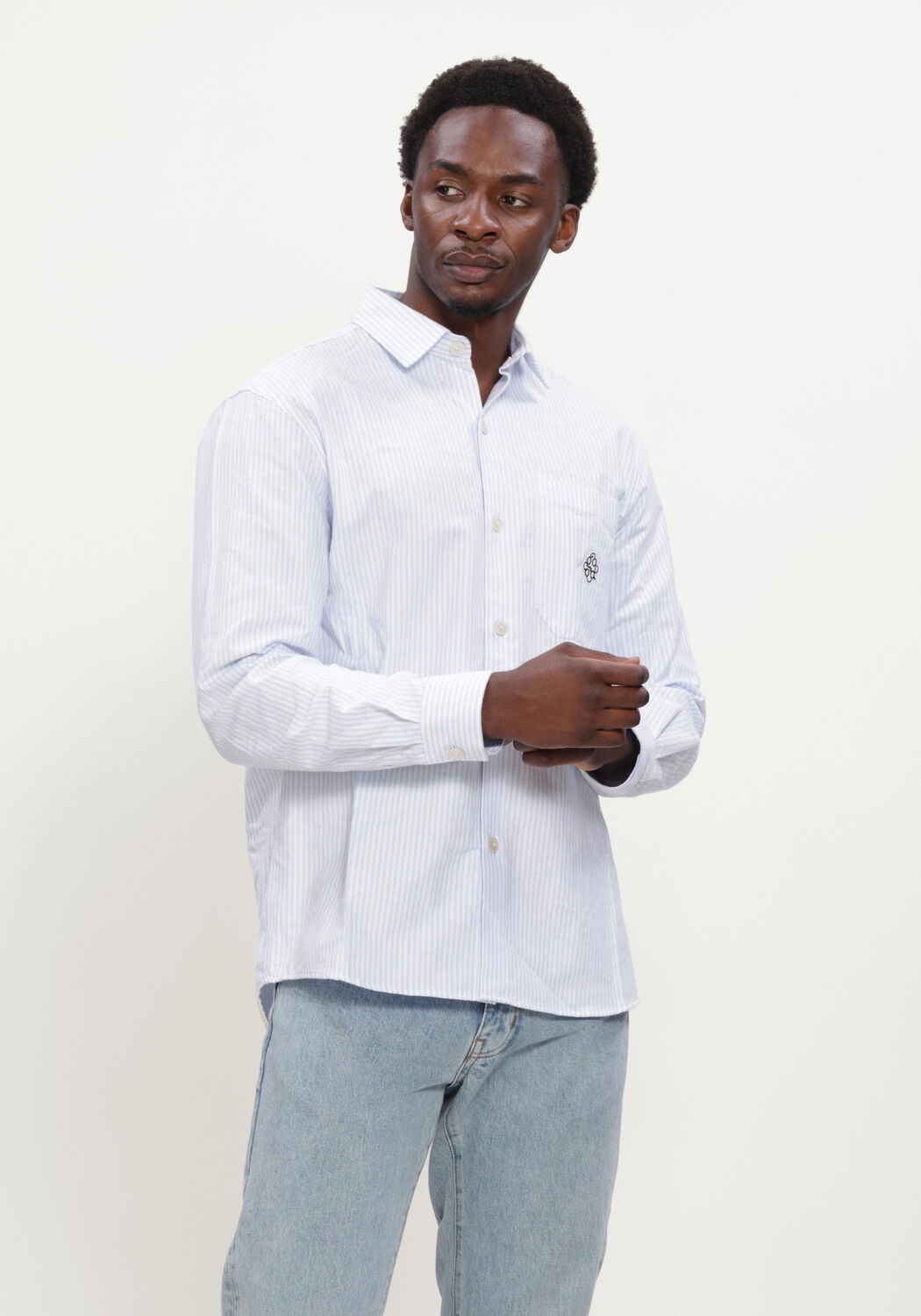 Wei&szlig;e THE GOODPEOPLE Casual-Oberhemd SOY - large