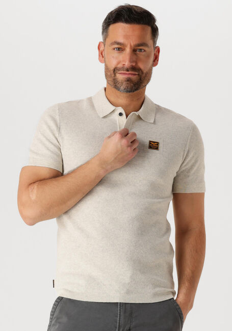 Weiße PME LEGEND Polo-Shirt SHORT SLEEVE POLO COTTON - large