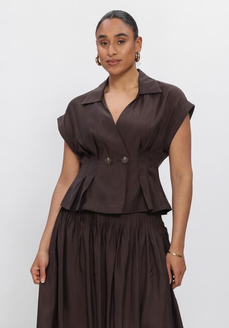 Braune COPENHAGEN MUSE Tops & T-shirts CMMOLLY-SHIRT 207896 - large