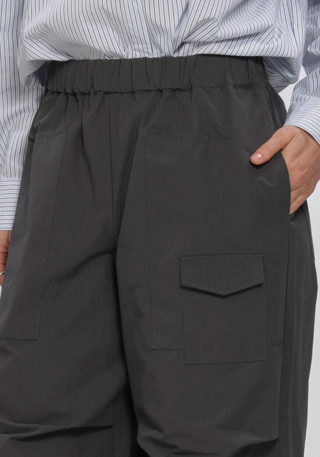 Dunkelgrau MY ESSENTIAL WARDROBE Hosen MWTASMA TRACK PANT - large