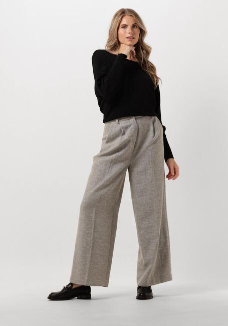 Schwarze NUKUS Pullover BATWING PULLOVER LUREX - large